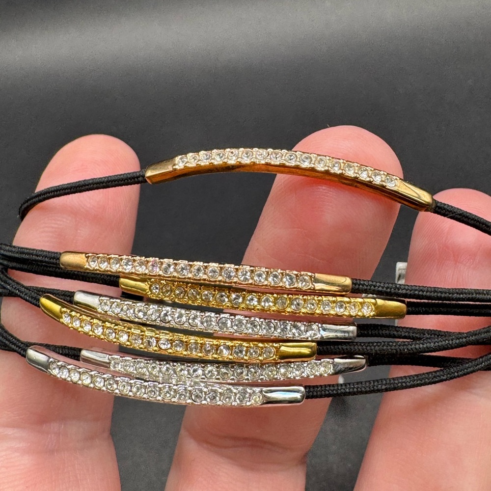 SWAROVSKI Bracelet Gold and Silverer Tone - Picture 5 of 7
